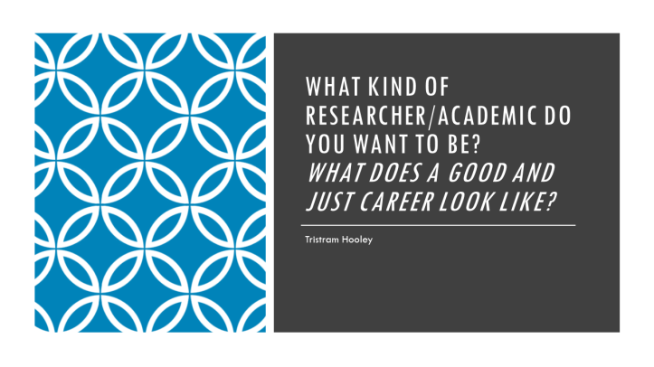 What kind of researcher do you want to be