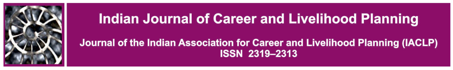 Issue 12 of the Indian Journal of Career and Livelihood Planning now ...